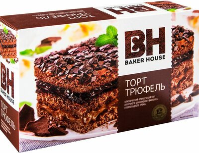 Торт бисквитный Baker House Трюфель 350 г