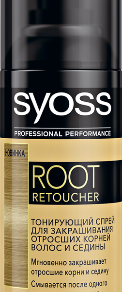 Тонирующий спрей для закрашивания отросших корней и седины Syoss Syoss Root Retoucher т.Русый 120 мл