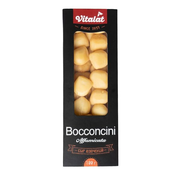 Сыр Vitalat Боккончини копченый 40% 100 г