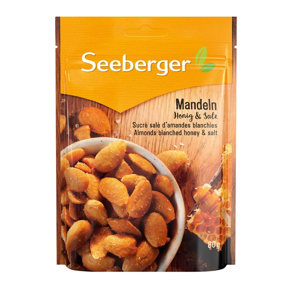 

Миндаль Seeberger обжаренный с мёдом и солью