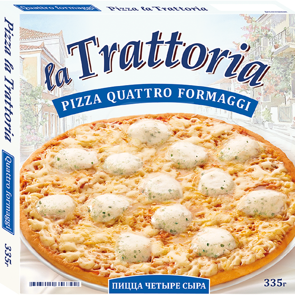 Пицца La Trattoria 4 сыра