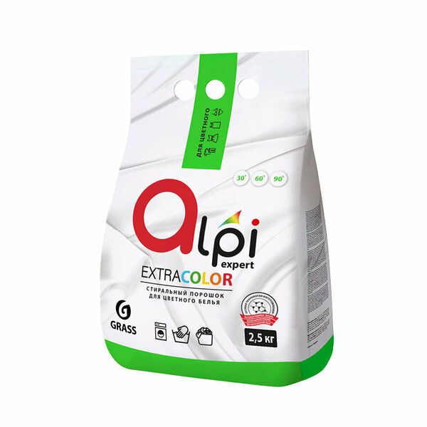 Стиральный порошок Grass Alpi Expert для цветного белья, 2500г