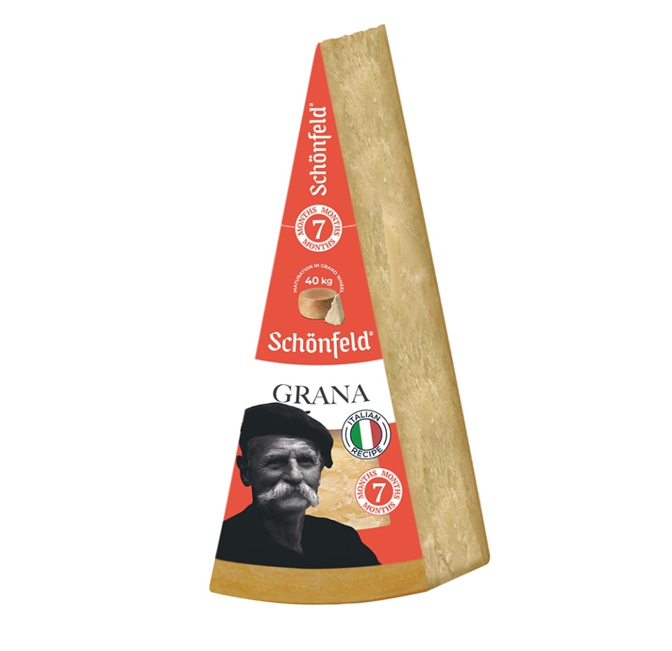 

Сыр твердый Schonfeld Grana 43 % 190 г
