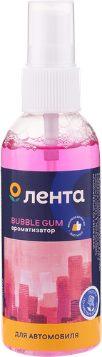 Ароматизатор автомобильный Лента City Bubble gum, спрей
