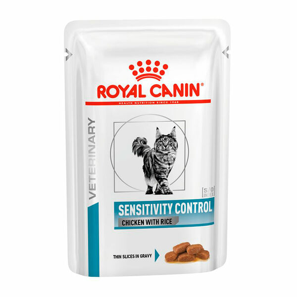 Корм Royal Canin Sensitivity Control для кошек при пищевой непереносимости, диетический, 85г