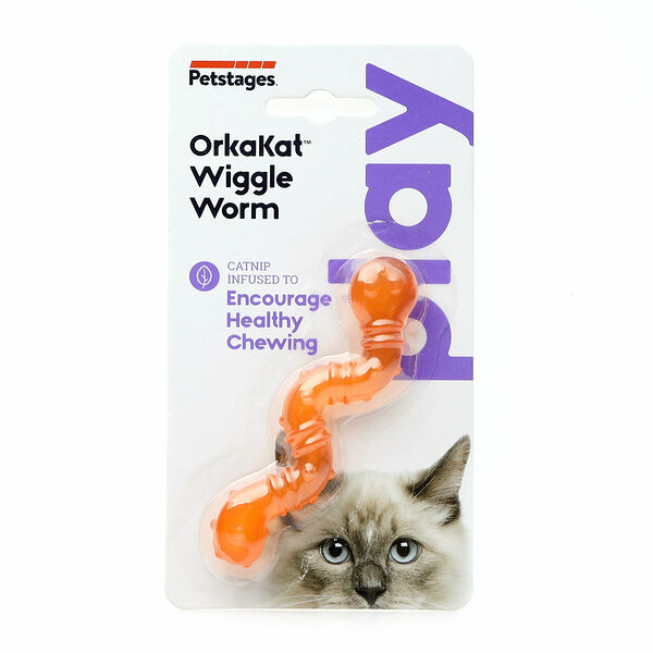 Игрушка для кошек Petstages Energize Orka червяк, 11 см