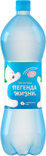 Вода питьевая детская ЛЕГЕНДА ЖИЗНИ с 0 месяцев, 1.5л