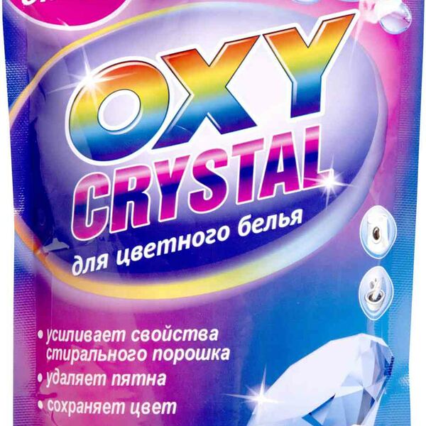 Отбеливатель для цветного белья кислородный Selena Oxy Crystal, 600 г