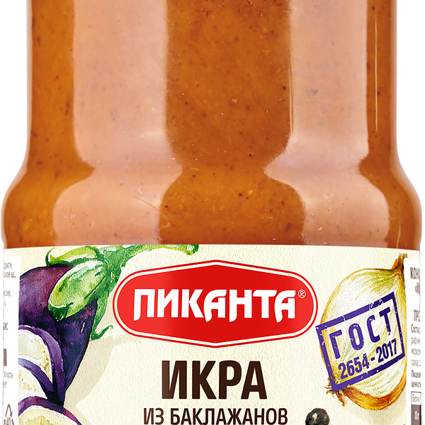 Икра из баклажанов ПИКАНТА, 450г