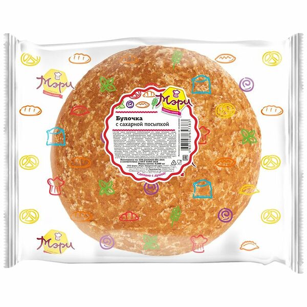 Булочка Мэри с сахарной посыпкой