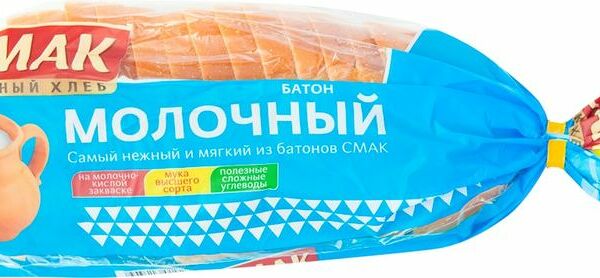 Батон Смак Молочный в нарезке