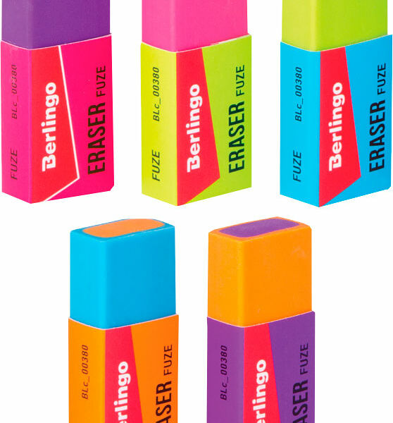 Ластик Рельеф-центр Berlingo Fuze 5x2x1.1 см 1 шт. в ассортименте