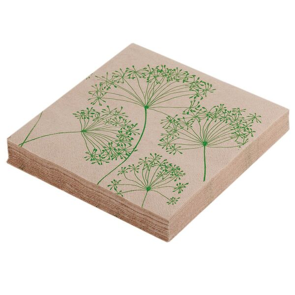 Салфетки бумажные Bouquet Крафт Гармония, 2 слоя, 33х33 см, 25 шт.