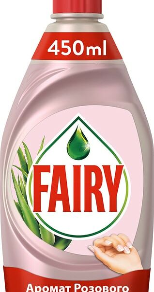 Средство для мытья посуды Fairy Нежные ручки Розовый жасмин и алоэ вера 450мл