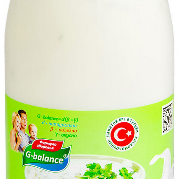 Напиток кисломолочный G-balance Айран Турецкий с огурцом и зеленью 1,8% 500г