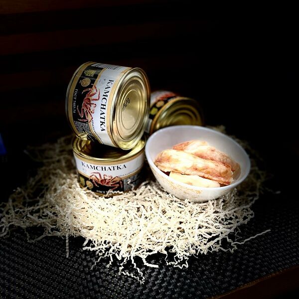 Краб натуральный в собственном соку в ж.банке, 240мл