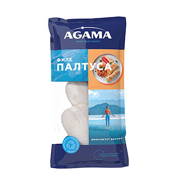 Палтус Agama Филе кусок б/з 400 г