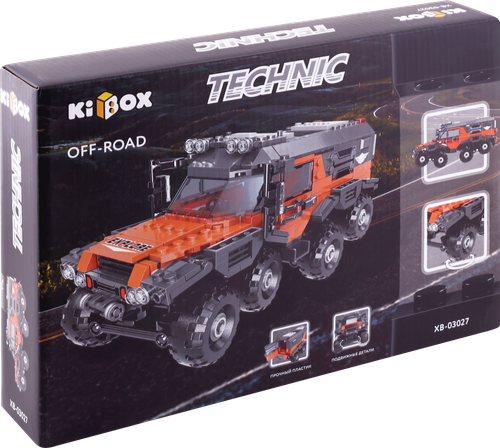 

Конструктор KIBOX Вездеход 466 деталей, Арт. XB-03027