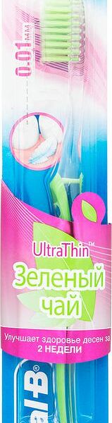 Oral-B UltraThin зубная щетка зеленый чай экстрамягкая 1 шт.