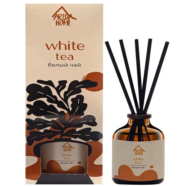Диффузор ароматический ARIDA HOME Белый чай, 50 мл