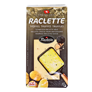 Сыр Раклет с натуральным трюфелем м.д.ж. в с.в. 48% нарезка Strahl 200г, Швейцария