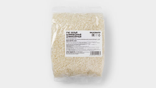 Рис шлифованный длиннозерный