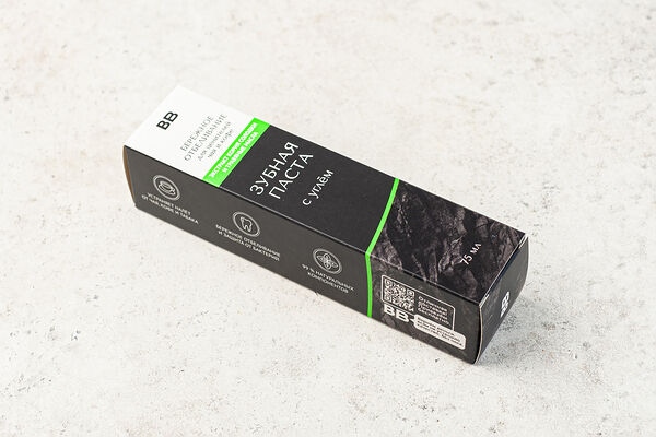 Зубная паста с углем против налета