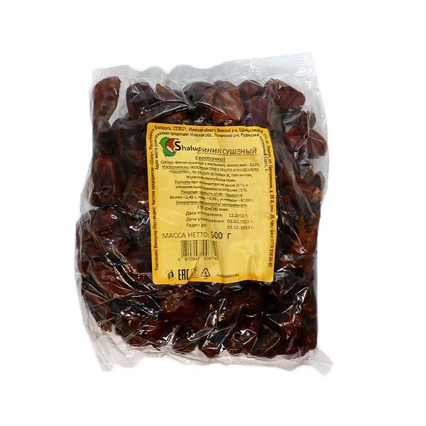 Финик сушеный с косточкой 500гр