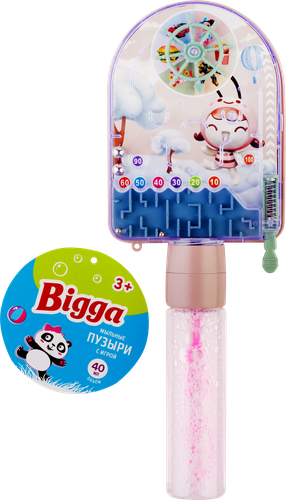 

Мыльные пузыри BIGGA в комплекте игра Арт. J00558, 40мл