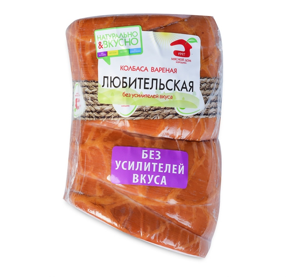

Колбаса вареная Любительская синюга, Россия, вес