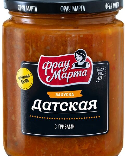 Закуска Фрау Марта Датская с грибами 420мл