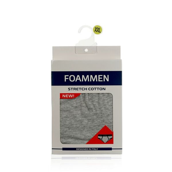 Мужские трусы Foammen Fo210004-2 , Серый , XXL