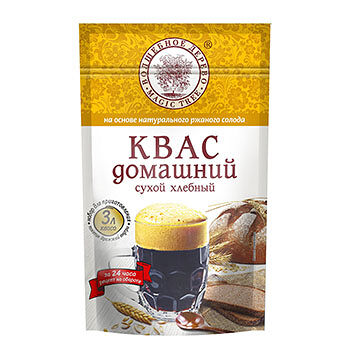 Концентрат кваса Волшебное дерево домашний сухой хлебный 217г дой-пак Россия