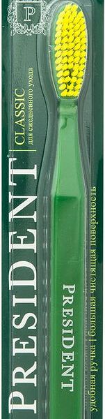 Зубная щётка President Classic средней жёсткости 4900.01