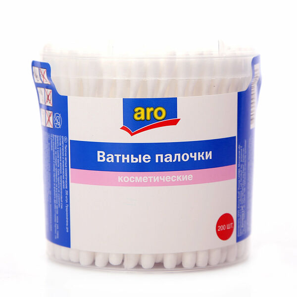 Ватные палочки ТМ aro (аро) 200 шт.