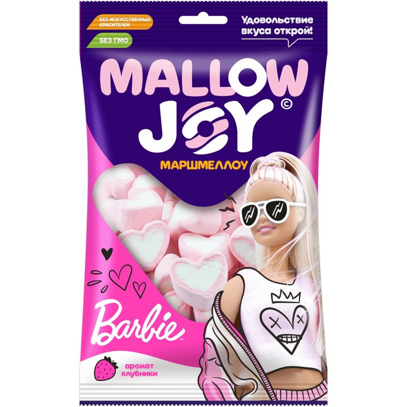

Маршмеллоу Mallow Joy с ароматом клубники, 100 г