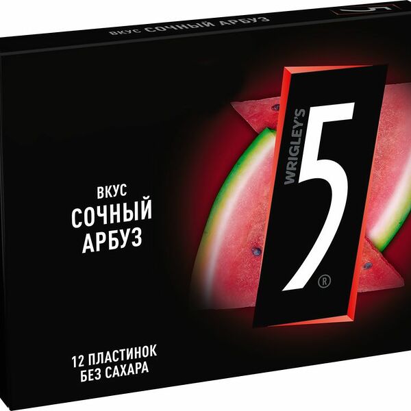 Жевательная резинка Five Cyclone Сочный арбуз 31.2г