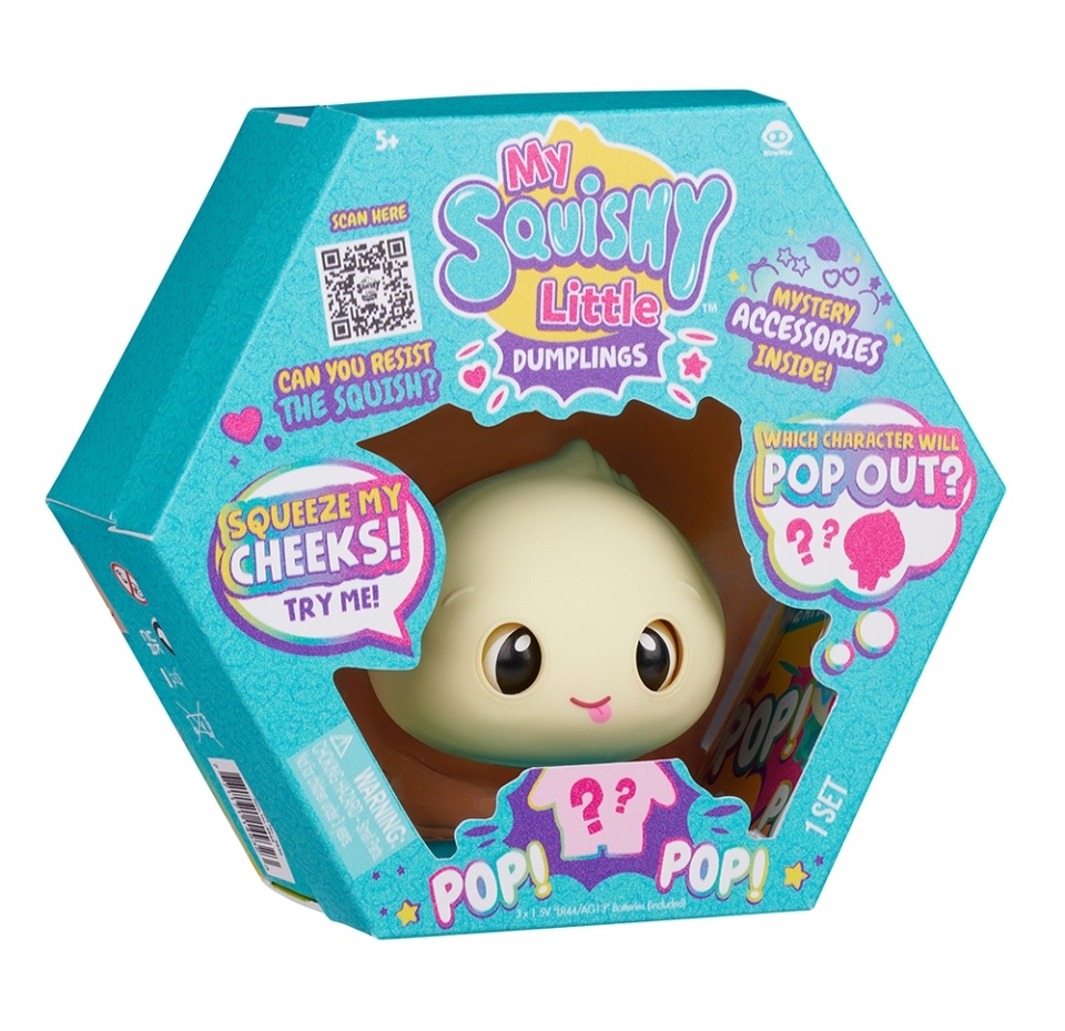 

Игрушка Wow Wee Маленький сквиш Ди голубой материал пластик, 5+, Китай