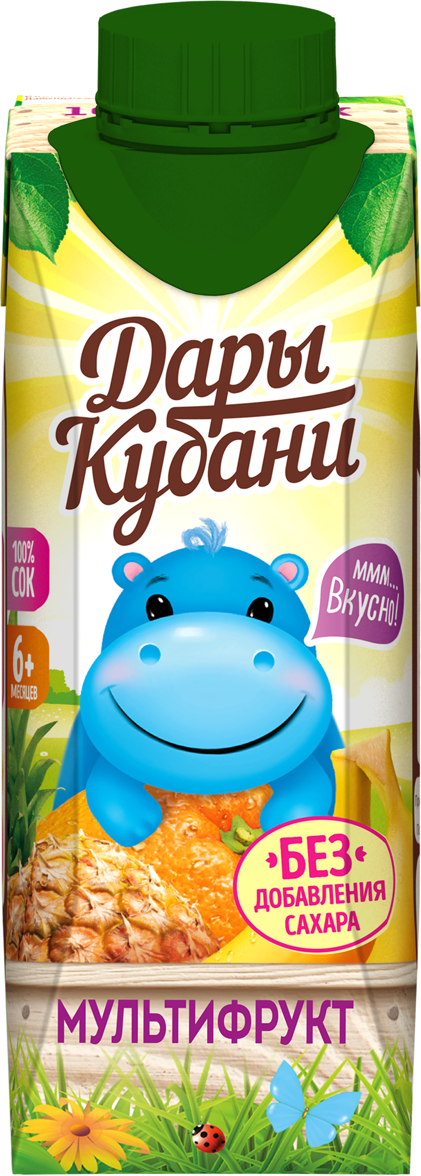 

Сок фруктовый ДАРЫ КУБАНИ Мультифрукт, с 6 месяцев, 250мл