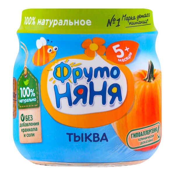 Фруто Няня пюре из тыквы 80г