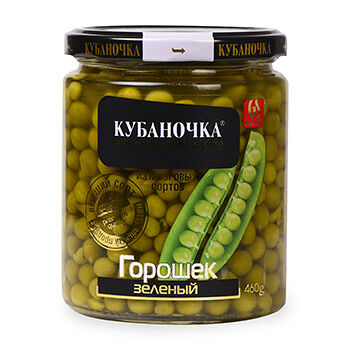 Горошек зеленый Кубаночка