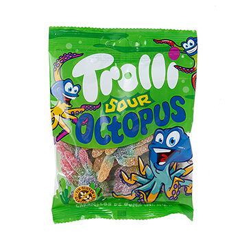 Мармелад Trolli Кислый Осьминог 100г, Испания