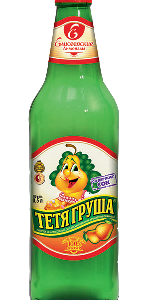 Напиток газированный Елисеевские лимонады Тётя Груша
