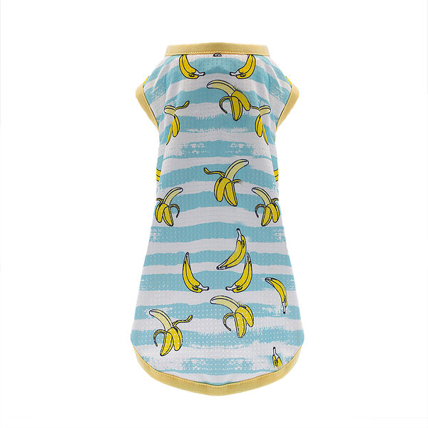 Майка для собак Бананы XL желтый (унисекс)