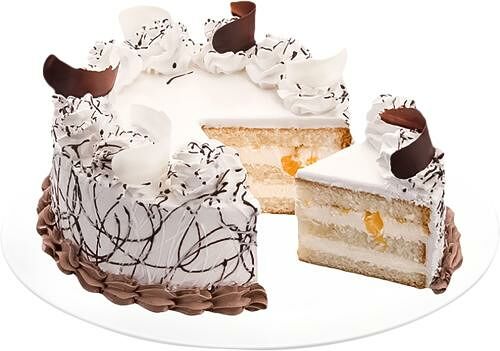 Торт Тортьяна бисквитный йогуртовый с персиком 850 г