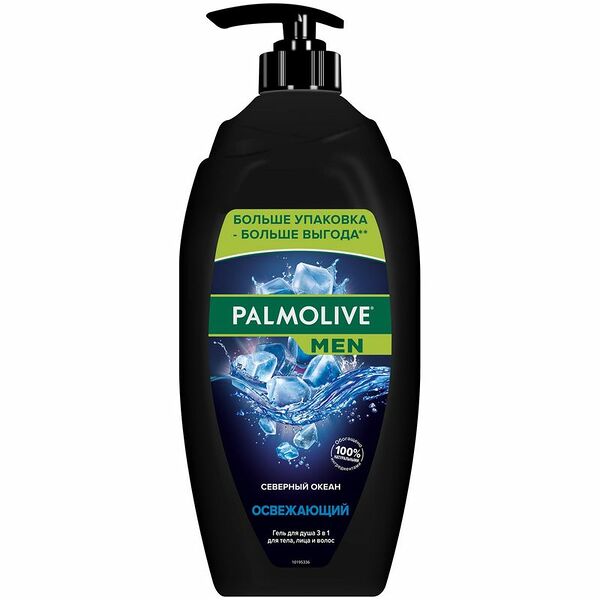 Гель для душа и шампунь Palmolive Men Северный океан