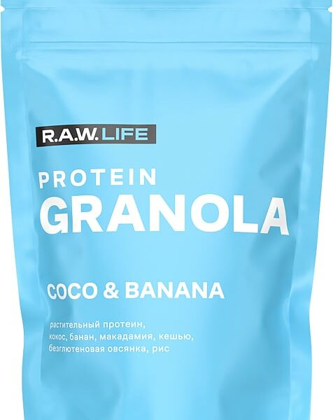 Гранола R.A.W. LIFE Кокос банан 220г