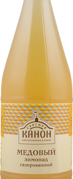 Лимонад Сергиев Канон Медовый газированный, 1500мл