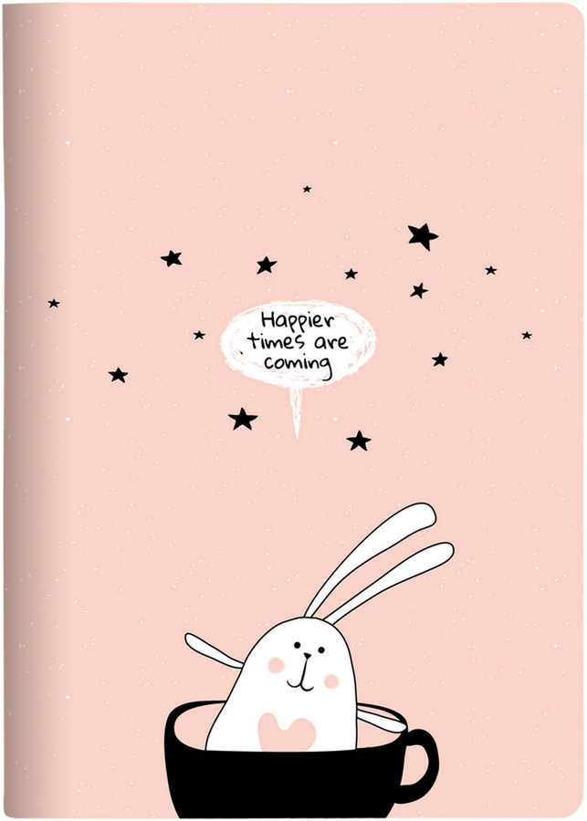 

Тетрадь общая Be Smart Bunny А5, 48 листов, в клетку