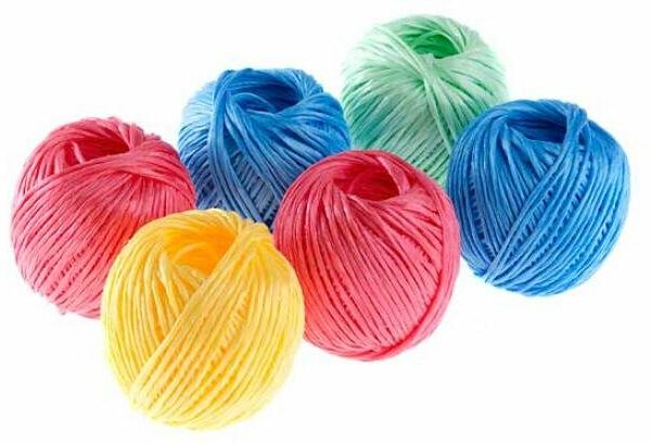 Набор шпагатов полипропиленовых Ø2 мм 60 м, 6 шт ТМ Russia (Раша)